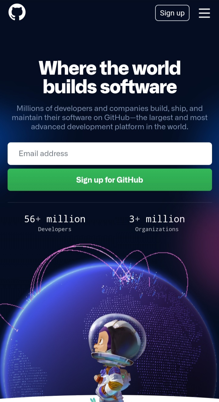 github homepage