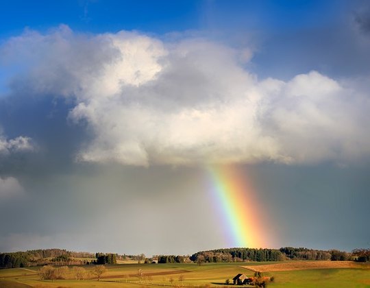 beautiful rainbow colors